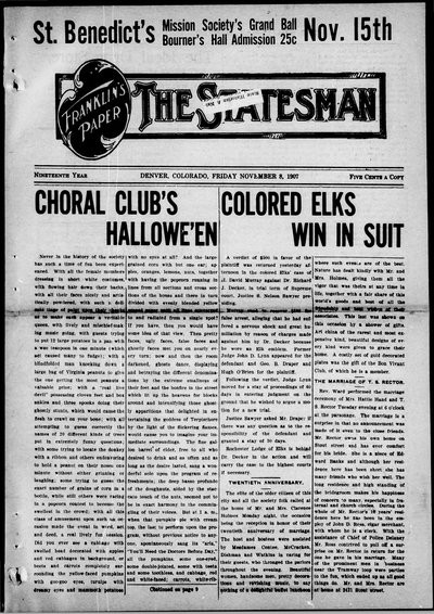 Denver Star, Nov 8, 1907
