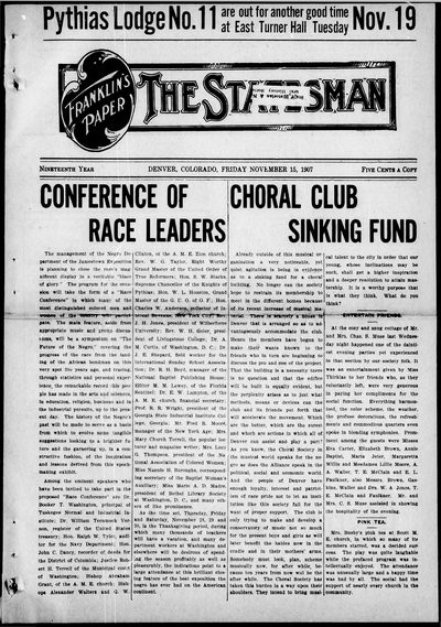 Denver Star, Nov 15, 1907