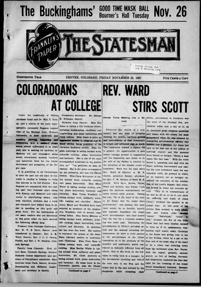 Denver Star, Nov 22, 1907