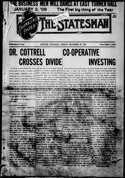 Denver Star, Dec 27, 1907