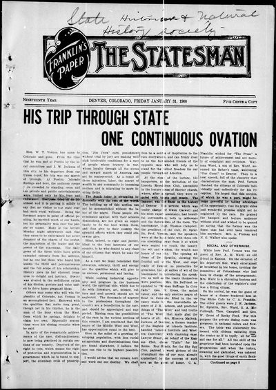 Denver Star, Jan 31, 1908