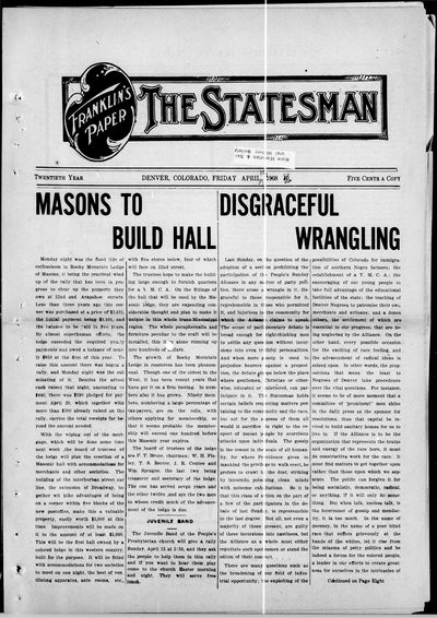Denver Star, Apr 10, 1908