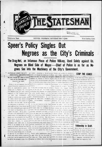 Denver Star, May 9, 1908