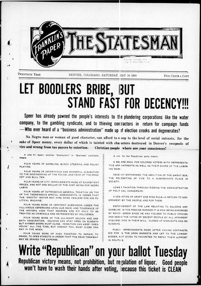 Denver Star, May 16, 1908