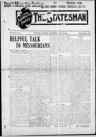 Denver Star, Jul 18, 1908