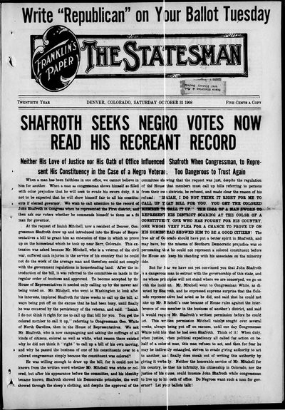 Denver Star, Oct 31, 1908