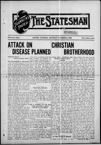 Denver Star, Dec 12, 1908