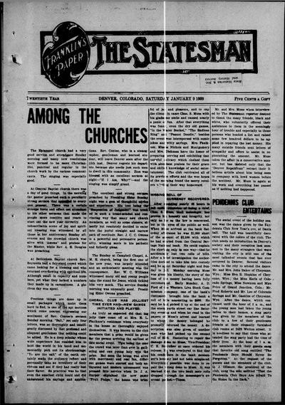 Denver Star, Jan 9, 1909