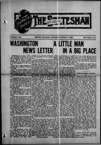 Denver Star, Jan 16, 1909