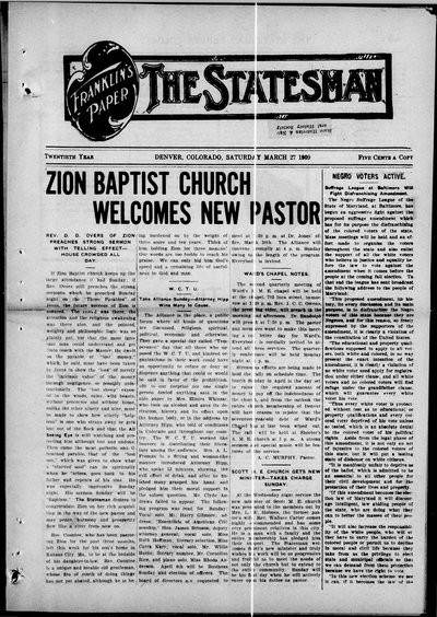 Denver Star, Mar 27, 1909