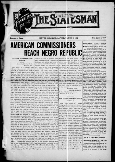 Denver Star, Jun 19, 1909