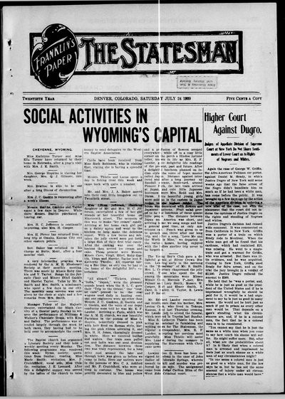 Denver Star, Jul 24, 1909