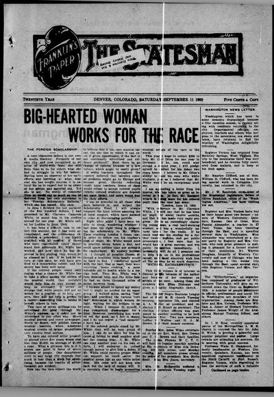 Denver Star, Sep 11, 1909