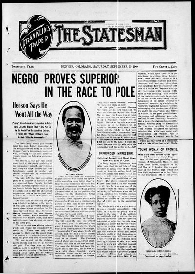Denver Star, Sep 25, 1909