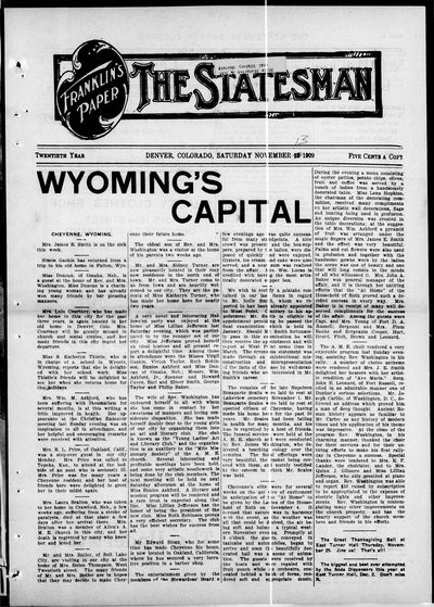 Denver Star, Nov 13, 1909