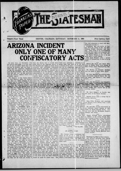 Denver Star, Dec 11, 1909