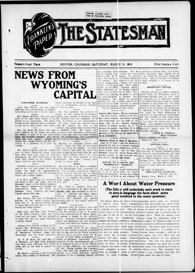 Denver Star, Mar 19, 1910
