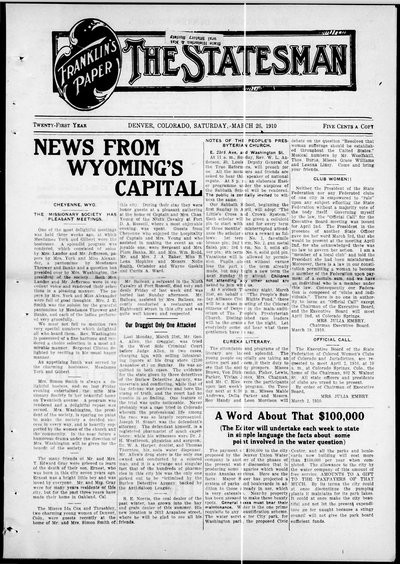 Denver Star, Mar 26, 1910