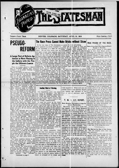 Denver Star, Apr 30, 1910