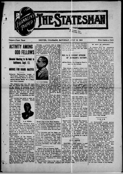 Denver Star, Jul 16, 1910