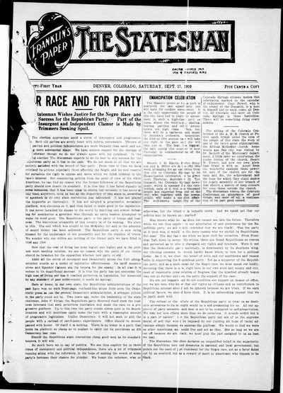 Denver Star, Sep 17, 1910