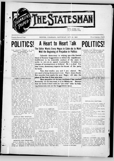 Denver Star, Oct 29, 1910