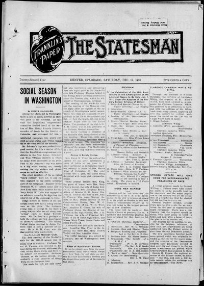 Denver Star, Dec 17, 1910