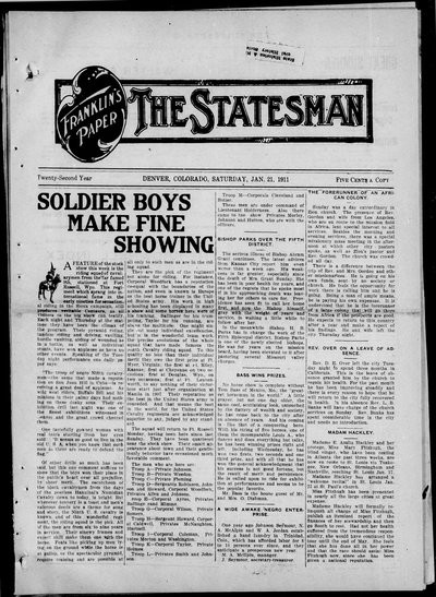 Denver Star, Jan 21, 1911