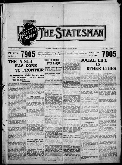 Denver Star, Mar 18, 1911