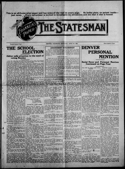 Denver Star, Apr 29, 1911