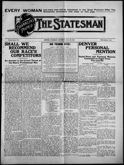 Denver Star, Jul 22, 1911