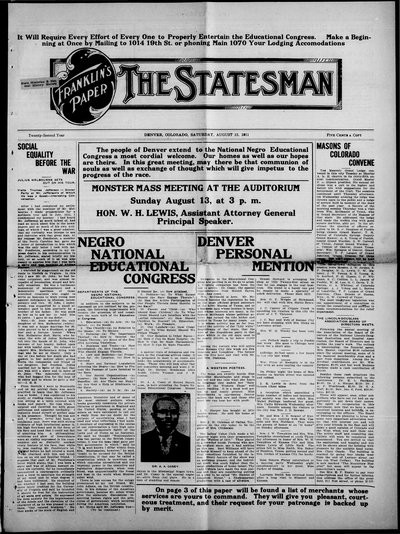 Denver Star, Aug 12, 1911