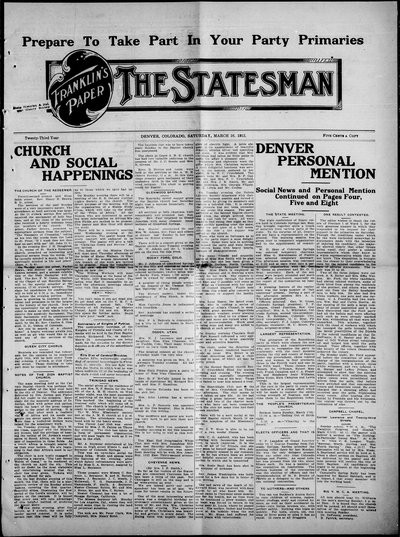 Denver Star, Mar 16, 1912