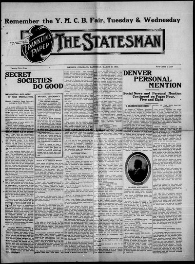 Denver Star, Mar 30, 1912