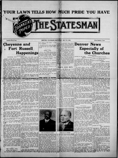 Denver Star, May 25, 1912