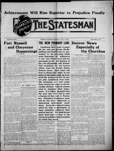Denver Star, Aug 17, 1912