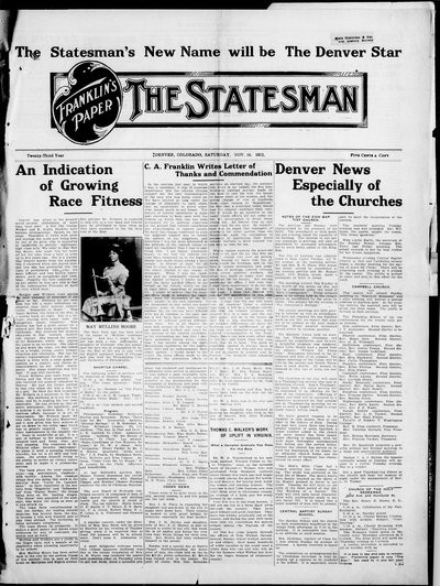 Denver Star, Nov 16, 1912