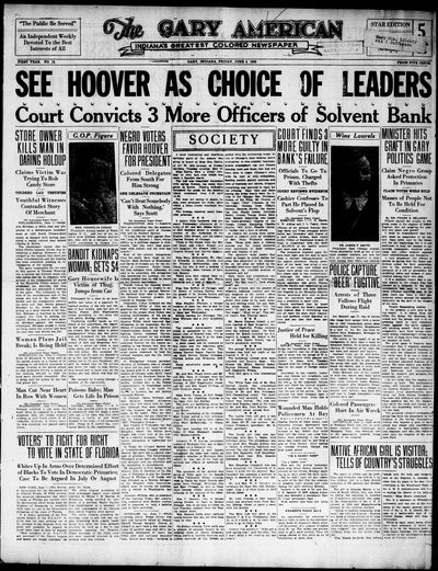 Gary American, Jun 8, 1928