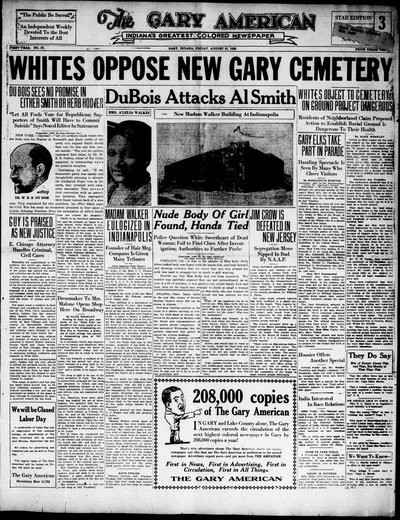 Gary American, Aug 31, 1928