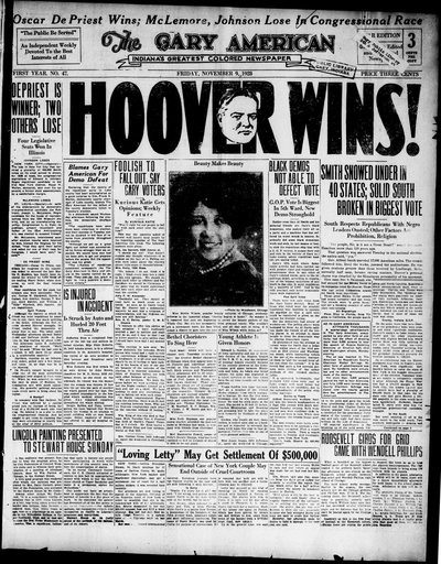 Gary American, Nov 9, 1928