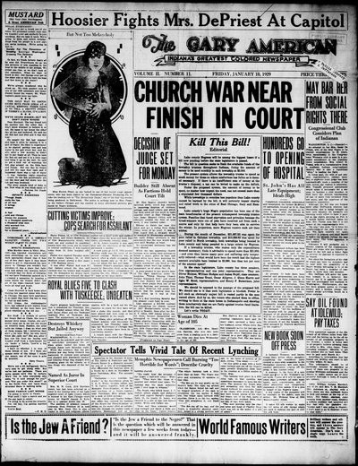 Gary American, Jan 18, 1929