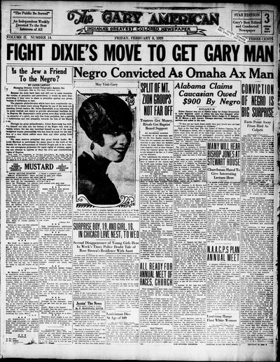 Gary American, Feb 8, 1929
