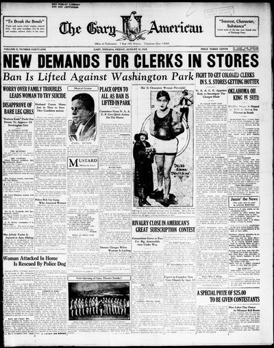 Gary American, Aug 30, 1929