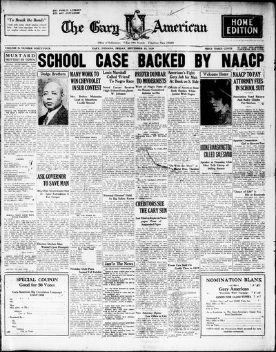 Gary American, Sep 20, 1929