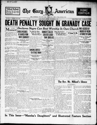 Gary American, Nov 15, 1929