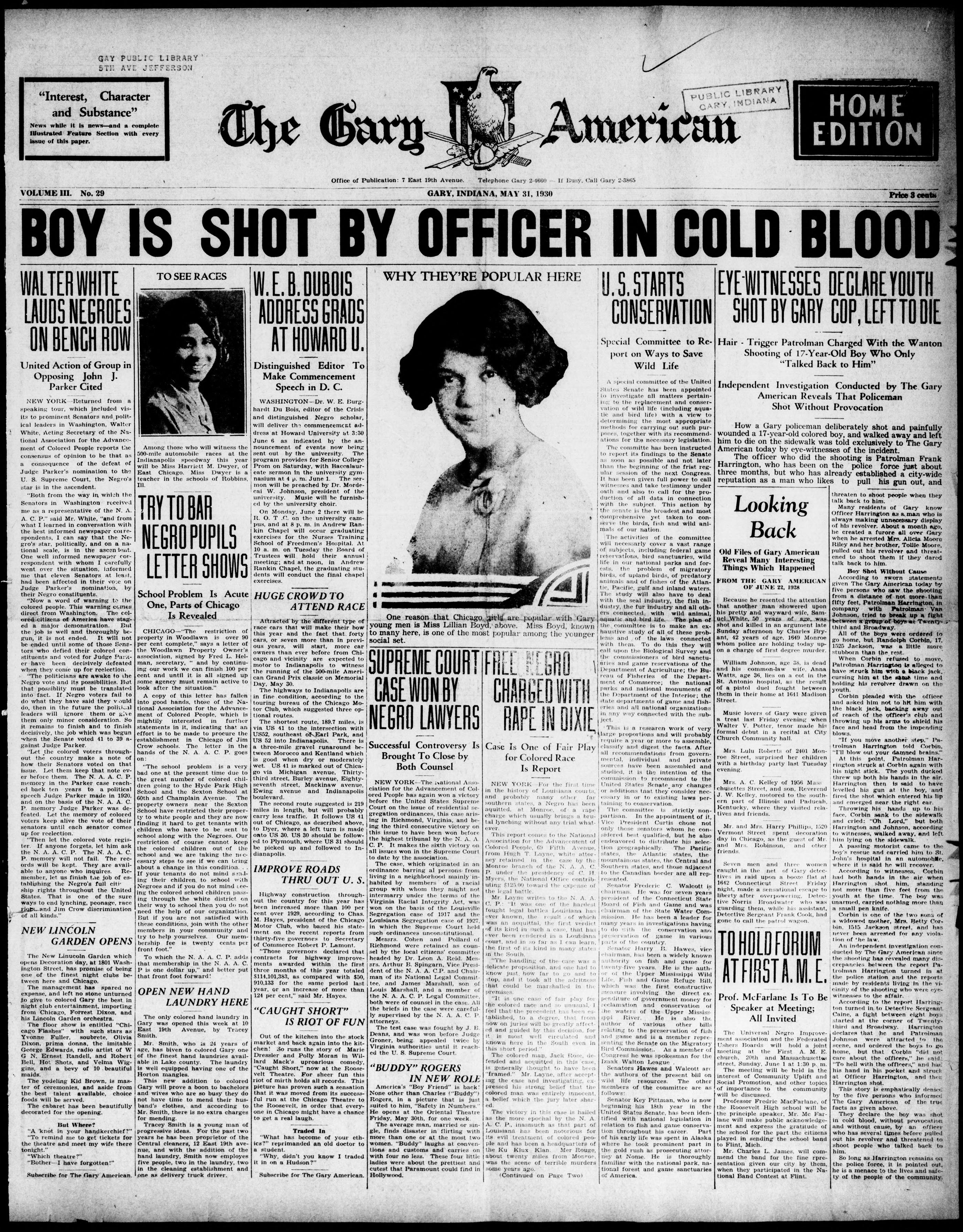 Gary American, May 31, 1930