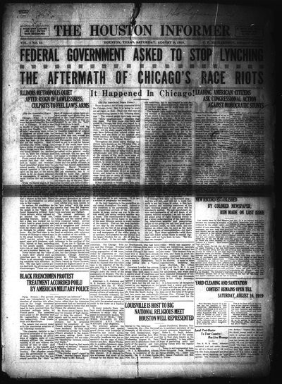 Houston Informer, Aug 9, 1919