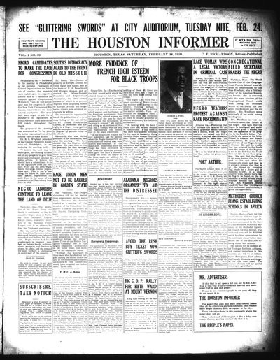 Houston Informer, Feb 14, 1920