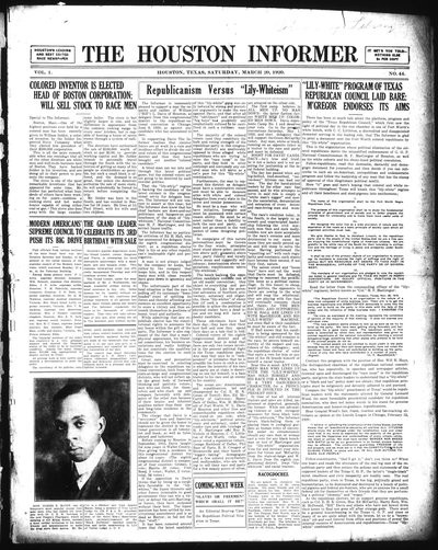 Houston Informer, Mar 20, 1920