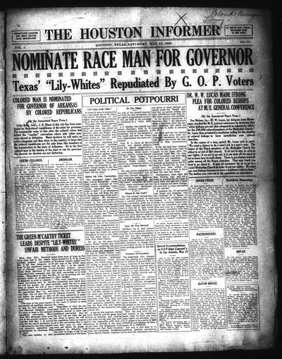 Houston Informer, May 15, 1920